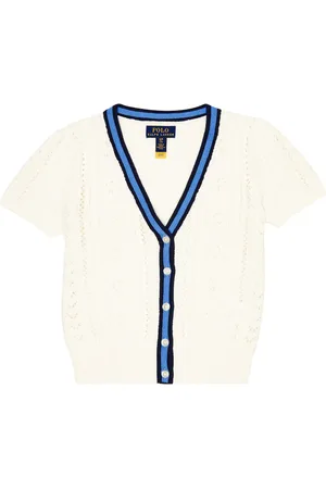 Ralph Lauren Cardigan Cricket in cotone a trecce