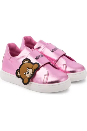 Moschino Sneakers in pelle con orsetto