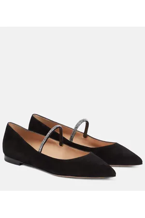 Gianvito Rossi Ballerine in suede