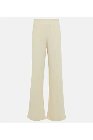 Chloé Chloé Pantaloni in lana a gamba larga