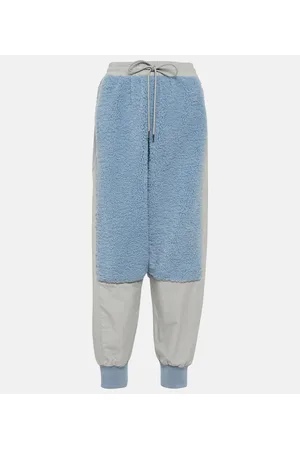 J.W.Anderson Pantaloni sportivi in shearling sintetico