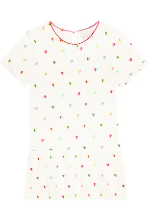 Stella McCartney Abito in jersey di cotone con stampa