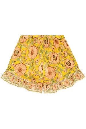 ZIMMERMANN Shorts Junie in cotone con stampa