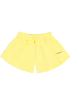 OFF-WHITE Shorts Helvetica Butterfly in jersey