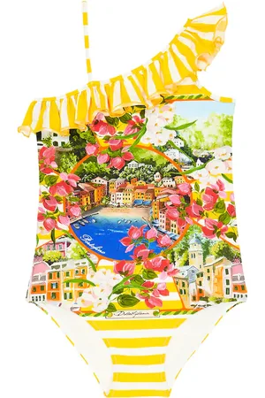 Dolce & Gabbana Costume intero Portofino con stampa