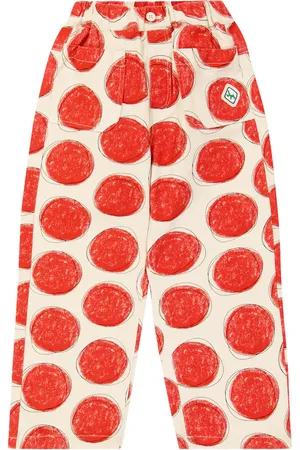 Jelly Mallow Pantaloni Red Dot in cotone