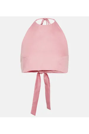 ASCENO Top cropped Marseille in lino