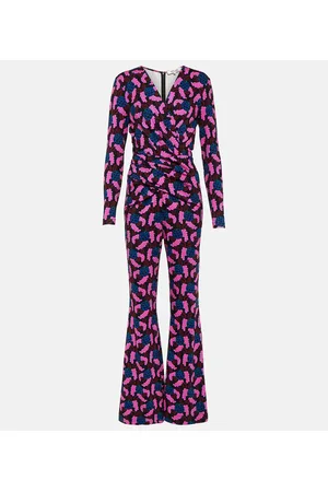 Diane von Furstenberg Jumpsuit Ursula in jersey con stampa