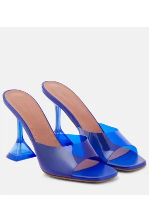 Amina Muaddi Mules Lupita in PVC