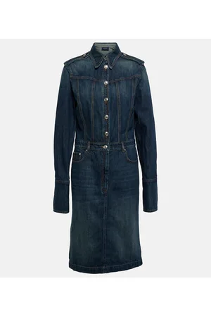 Sportmax Abito midi di jeans