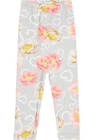 MONNALISA Leggings in jersey con stampa