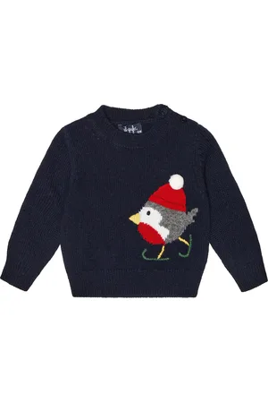 Il gufo Baby - Pullover in lana vergine