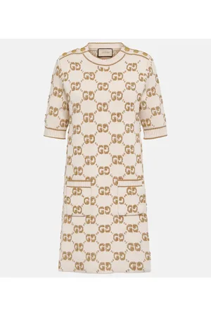 Gucci Miniabito GG in jacquard di lana bouclé