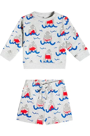 Stella McCartney Baby - Felpa e shorts in cotone