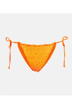 Norma Kamali Slip bikini con paillettes