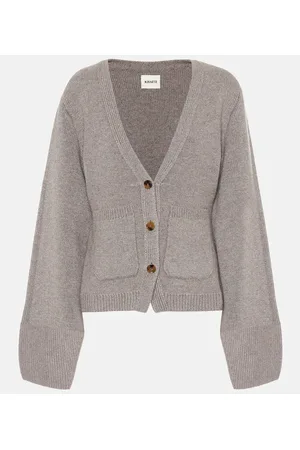 Khaite Cardigan Scarlet in cashmere