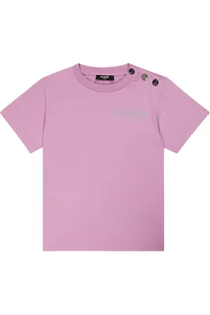 Balmain T-shirt in cotone con logo