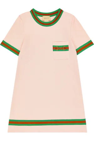Gucci Abito Horsebit in jersey di cotone