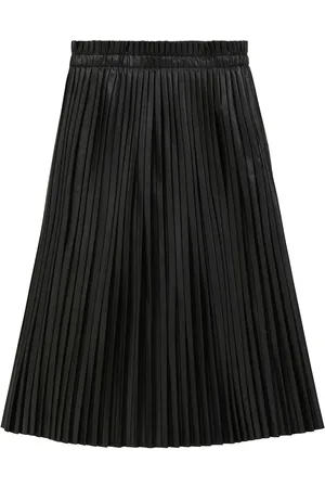 Maison Margiela Gonna plissé in similpelle
