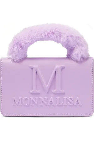 MONNALISA Borsa a spalla in similpelle con logo