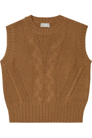 Il gufo Gilet in lana vergine