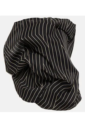 Rick Owens Top in seta a righe senza spalline
