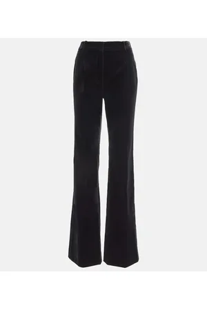 NILI LOTAN Pantaloni regular Corette in velluto