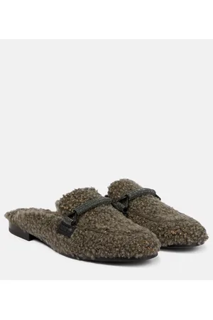 Brunello Cucinelli Slippers in shearling