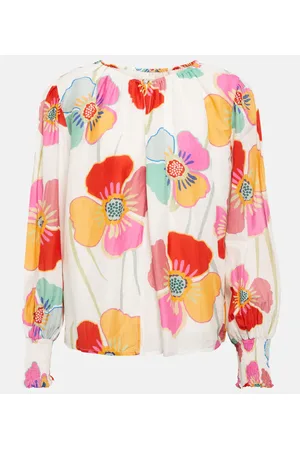 Velvet Blusa Avery in cotone e seta