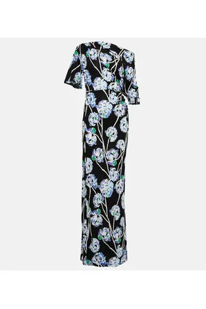 Diane von Furstenberg Abito lungo Wittrock in jersey