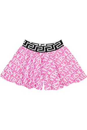 VERSACE Shorts in jersey di cotone con logo
