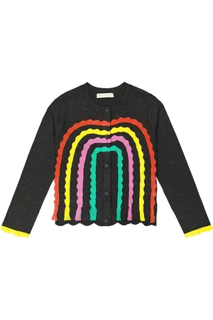 Stella McCartney Cardigan in misto cotone con volant