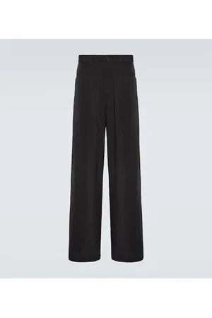 Balenciaga Pantaloni a gamba larga e vita alta