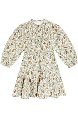 The New Society Abito Lola in cotone paisley a balze