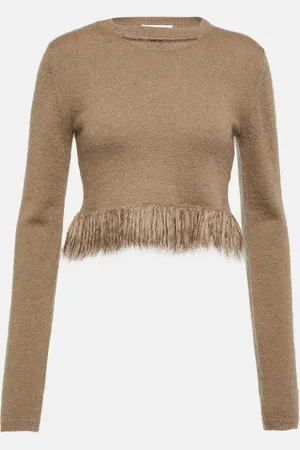 J.W.Anderson Pullover cropped in misto mohair