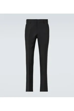 Ami Pantaloni regular in lana e mohair