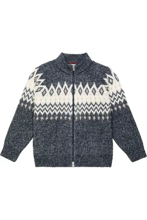 Brunello Cucinelli Cardigan Fair Isle con intarsi