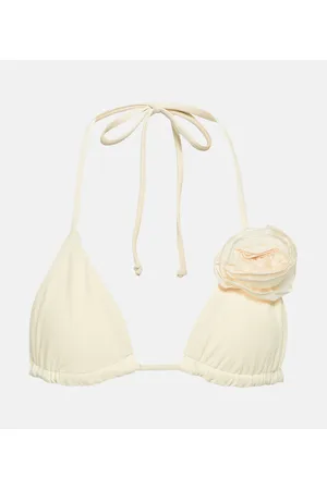 SAME Top bikini a triangolo con applicazioni