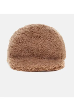 Max Mara Cappello Editto in cammello e seta