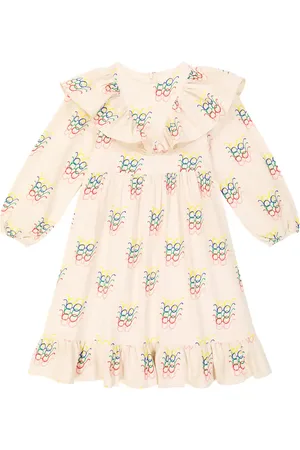 Jelly Mallow Abito in cotone con stampa