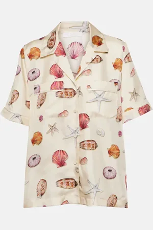 Chloé Chloé Camicia in twill di seta con stampa