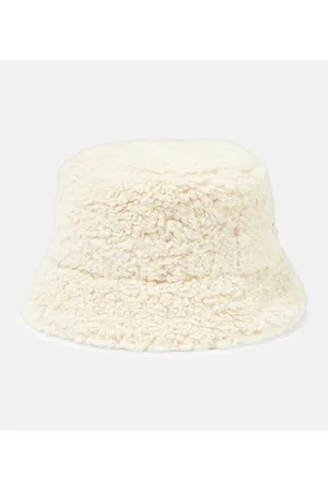 Stella McCartney Cappello da pescatore in shearling sintetico