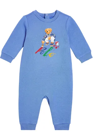 Ralph Lauren Baby - Tutina Polo Bear in misto cotone