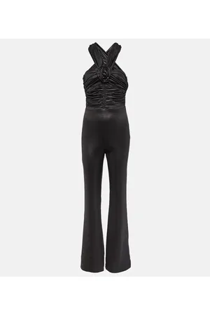 ROTATE Jumpsuit in jersey con scollo bardot