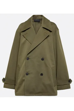 NILI LOTAN Trench Cade in twill di cotone