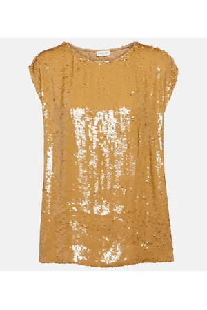 DRIES VAN NOTEN Top con paillettes