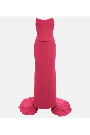 GIUSEPPE DI MORABITO Abito lungo bustier in crêpe