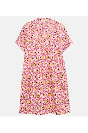 Diane von Furstenberg Miniabito Fiona in cotone con stampa