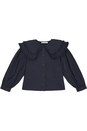 The New Society Blusa Jimena in cotone con volant
