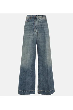 Etro Jeans a vita alta e gamba larga